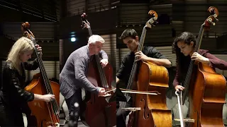 SCHUBERT Erlkönig op.1 • double bass quartet • Božo Paradžik with students