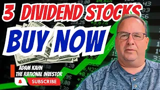 3 Stocks to Buy Now | Dividend Stocks to Buy | Great Dividend Companies on Sale #stockmarket #stock