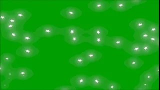 Green Screen Stars Sparkling Light Animation