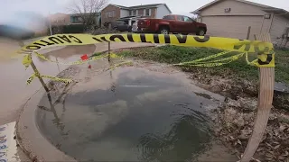 Four-foot deep water hole in southwest Houston neighborhood fixed after months