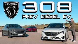 Which Peugeot 308 to choose: Diesel, Electric or Plug-in Hybrid? Low consumption war