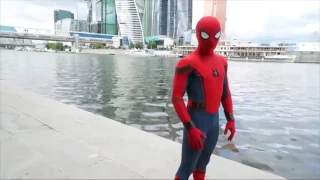 Человек паук в России.