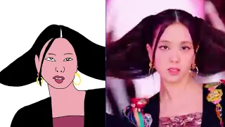 DRAWING MEME MUSIC VIDEO | BLACKPINK - How You Like That #10 |