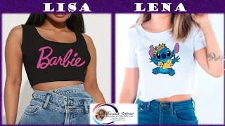 Lisa or Lena very cute things Barbie Vs Stitch 💟most cute things #lisa #lena  @Mmousah_Official