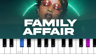 Mary J. Blige - Family Affair (piano tutorial)