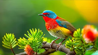 Birds Singing 4K ~ Relaxing Bird Songs, Nature Sounds Heal Stress, Anxiety And Depression, Heal Mind