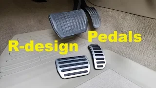 Volvo accessory, R-design Sport Pedals Installed!