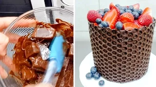 BUBBLE Wrap Chocolate HACK | Simple CHOCOLATE Decoration Cake by CakesStepbyStep