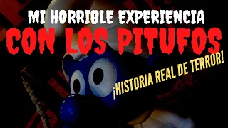 MI HORRIBLE EXPERIENCIA CON LOS PITUFOS 👿-  HISTORIA DE TERROR DE LOS PITUFOS -  #paranormal