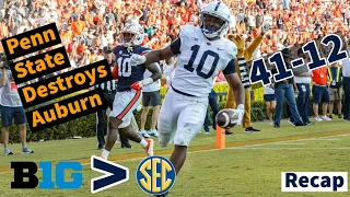 Ep 16 | Recap (3-0) Penn State Nittany Lions Beat (2-1)Auburn Tigers 41-12| Penn State Football 2022