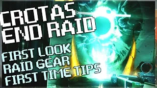 Crotas End RAID First Look - Walkthrough First Time Tips PT 1 - Destiny The Dark Below