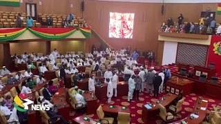 NDC MPs take over majority side of Parliament as house prepares for dissolution