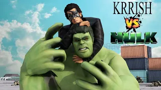 Krrish Vs Hulk (Epic Fight Battle) |FAN MADE| Animated