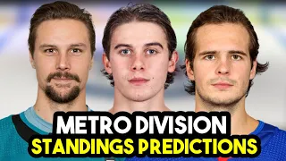 NHL Metropolitan Division STANDINGS Prediction 2023-24!