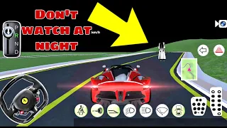 Ghost stop me at night 😰 on the road - 3d driving class