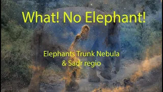 What! No Elephant! Elephants Trunk Nebula & Sadr Region