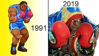 Evolution of BALROG (Street Fighter)  1987 to 2019