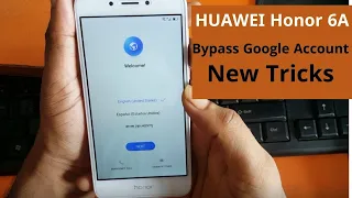 HUAWEI Honor 6A FRP Remove Tutorial New trick | Bypass Google Account Protection honor dli-l42