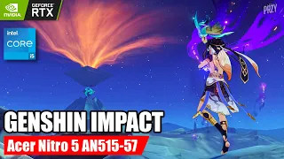 GENSHIN IMPACT VERSION 3.1 (PC) - RTX 3050 Ti | 8GB RAM | Acer Nitro 5 AN515-57 Benchmark | 1080p