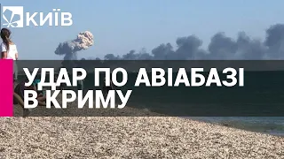 У Криму горить авіабаза окупантів