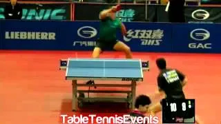 Marcos Freitas Vs Patrick Franziska: Round 2 [Austrian Open 2013]