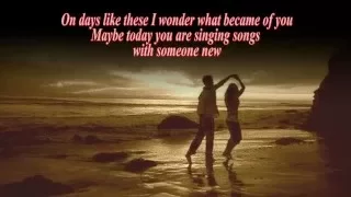 ON DAYS LIKE THESE (With Lyrics)  -  Matt Monro