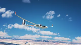 MSFS Gliding // Low Save in Wyoming Mountains