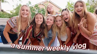 a week in my life during summer going into junior year :)