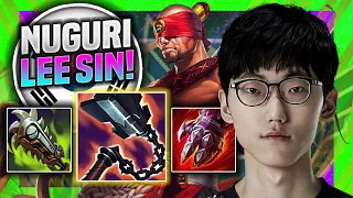 NUGURI DESTROYING WITH LEE SIN! - FPX Nuguri Plays Lee Sin Top vs Jax! | Season 11