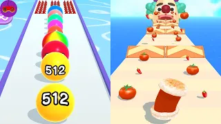 Ball Run 2048, Sandwich Runner, Draw To Smash Logic Puzzle … All Levels Gameplay Walkthrough Nr 57