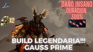 WARFRAME Gauss Prime Build LEGENDARIA!!!