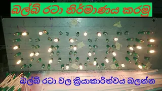 ප්ලෑශර් කොට සහ තොරණ් නිර්මාණය ### බල්බ් රටා ක්‍රියාකාරිත්වය ##