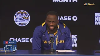 Draymond Green Postgame Interview | Golden State Warriors dominate Oklahoma City Thunder 141-114