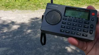 Urban DXPEDITION Bellerive Park Icom IC R30 and C Crane CCSkywaveSSB portable receivers