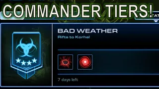 Commander Tier List (Bad Weather) | Starcraft II: Co-Op
