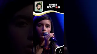 Angelina Jordan performs «Shield» SVT TV 2 Skavlan (SHORT REACTION) #shorts