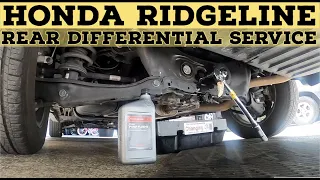 How to Service Rear Differential - Honda Ridgeline Gen 2