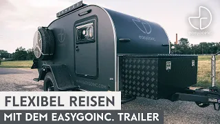 Reisen ohne Campervan? Der easygoinc. Offroad Trailer macht es möglich