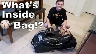 What's in Mason's New Baseball Bag?