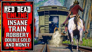 Red Dead Online's Epic TRAIN HEIST Has DOUBLE GOLD & MONEY Payouts! (RDR2 New Update)