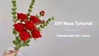 DIY Red Roses: How to Make Rose Flower with Pipe Cleaners (Handmade Gift Ideas)