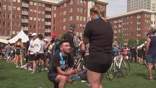 Surprise proposal takes place after Capital City Half Marathon