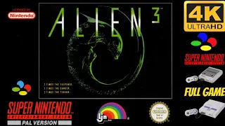 Alien 3 [SNES] Longplay Walkthrough Playthrough Full Movie Game [4K60ᶠᵖˢ UHD🔴]