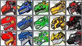 Dino Robot Corps - Ninja Velociraptor - Megalosaurus - Mexico Rex - Apatosaurus - Terminator T-Rex