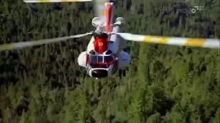 Helicopter Logging by Boeing CH 234 Chinook