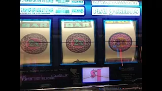 JACKPOT Lucky Day WHITE ICE $1 Slot Machine and Triple Double Star 7 Slot, San Manuel Casino 赤富士スロット