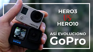 🔥🔥🔥 La EVOLUCIÓN de GoPro 🔥🔥🔥 (Hero3 vs Hero10)