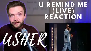 USHER - U REMIND ME (live) - REACTION