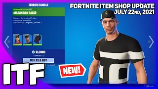 Fortnite Item Shop *NEW* FERRARI BUNDLE! [July 22nd, 2021] (Fortnite Battle Royale)