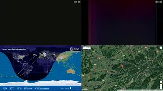 Small Radiation Flashes Over Europe - ISS Space Station Earth View LIVE NASA/ESA Cameras And Map 22